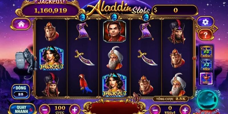 Các biểu tượng đặc biệt xuất hiện trong trò chơi Aladdin May88